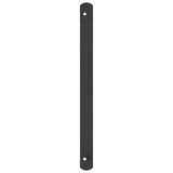 Window Grille 174 x 45 cm Powder-Coated Steel Black 42020563