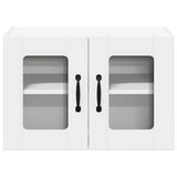 Wall Glass Cabinet LUCCA White 60 x 31 x 40 cm Engineered Wood 884965