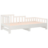 Pull-out Day Bed without Mattress White 2x cm 820737