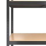 5-Layer Shelves 3 pcs Anthracite Steel&Engineered Wood 152859
