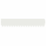 Lawn Edging 20 pcs 103 x 20 cm Steel White 8008473