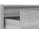TV Cabinet with LED Lights Grey Sonoma 75x35.5x25 cm 860234