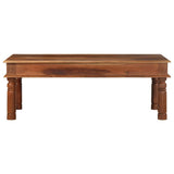 ZNTS Coffee Table 110x60x40 cm Solid Wood Acacia 4102368