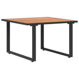 Coffee Table Black and Brown 55 x 55 x 35 cm 42007554