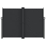 Retractable Side Awning Black 180x1200 cm 4004834