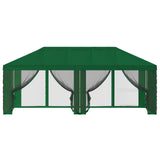 Gazebo Cover with Sidewalls 6 x 3 m Green Polyester 190 900414