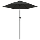 Garden Parasol Anthracite 200x224 cm Aluminium 47206