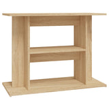 Aquarium Stand Sonoma Oak 80x35x60 cm Engineered Wood 833578