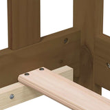 Day Bed without Mattress Honey Brown Solid Wood Pine 80x200 cm 820215