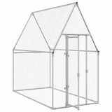 Chicken Cage Silver 200x100x190 cm Galvanised Steel 172550