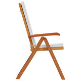 Garden Chair 6 pcs Brown and White 57 x 71.5 x 104 cm 3375770