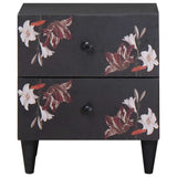 Bedside Table Brown 40 x 33.5 x 46 cm Solid Mango Wood 4018698