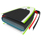 Inflatable Stand Up Paddleboard Set Green and White 92732