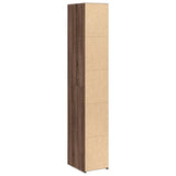 Highboard Brown Oak 30x41x185 cm Engineered Wood 846417