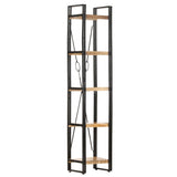 5-Tier Bookcase 39x30x180 cm Solid Mango Wood 320616