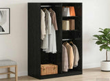 Wardrobe with Shelf Black oak 100 x 50 x 200 cm Engineered Wood 3446632