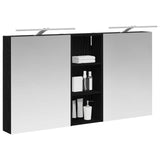 Bathroom Cabinet Set 3 pcs 130 x 14.5 x 70 cm Engineered wood 3403769