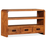TV Cabinet Solid Wood Acacia 90x30x55 cm 244681