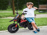 12V Aprilia Licensed Kids Motorbike with Training Wheels, Spring Suspension, LED Headlight, USB, T3398P348446