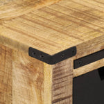 Sideboard with 2 Drawers 55x35x60 cm Solid Wood Mango 374060
