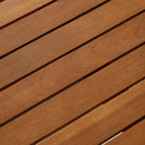 Garden Sofa Set Brown Solid Acacia wood Medium Durable 47282
