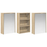 Bathroom Cabinet Set 3 pcs 126 x 16 x 62.5 cm Engineered wood 3403826