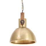 320533 Industrial Hanging Lamp 25 W Brass Round 30 cm E27