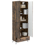 Cabinet Set 2 pcs Smoked Oak Engineered Wood 3416858