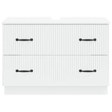 Bathroom Sink Cabinet HOORN White 82 x 41x 56 cm 897235