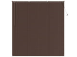 Venetian Blind Dark Brown with Pattern 213 x 140 cm 25 mm PVC 42003807