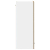 Hanging Cabinet with Door Artisan Oak and White 50 x 31 x 80 cm 884273