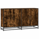 Sideboard Smoked Oak 134x35x76 cm Engineered Wood 3300817