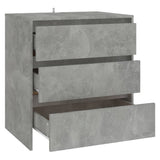 Sideboard Concrete Grey 70x41x75 cm Engineered Wood 809750