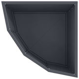 Corner Planter Anthracite 45 x 45 x 35 cm Steel 883649