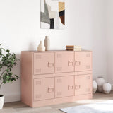 Sideboard Pink 99x39x73 cm Steel 841794
