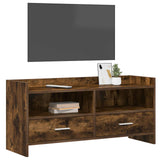 TV Cabinet 100 x 33 x 47 cm Smoked Oak Engineered Wood 8011159