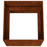 Planter 40x41x40 cm Corten Steel 824518