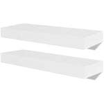 Wall Shelves 4 pcs White 40 cm 275996