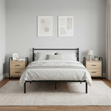 Hanging Bedside Cabinet 2 pcs Sonoma Oak 40 x 30 x 50 cm 8013545