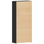 Shoe Cabinet with Door Black 80 x 35.5 x 180 cm Engineered wood 3333837