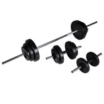 Barbell Squat Rack with Barbell and Dumbbell Set 30.5 kg 275353