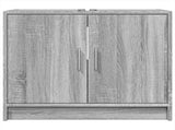 Sink Cabinet Grey Sonoma 63x29x55 cm Engineered Wood 848099