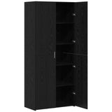 Highboard Black Oak 80 x 42 x 185 cm 3365596