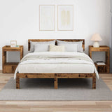 End Table 2 pcs Old Wood 40 x 40 x 56 cm Engineered Wood 890957