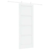 Sliding Door 78 x 202 cm Engineered Wood White 3450149