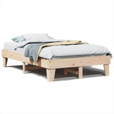 Bed Frame without Mattress 120x190 cm Small Double Solid Wood Pine 855373