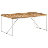 Dining Table 180x90x76 cm Solid Acacia and Mango Wood 323551