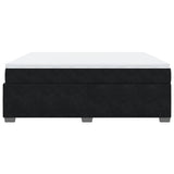 Box Spring Bed with Mattress Black 180x200 cm Velvet 3285301