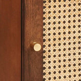 Bedside Cabinet Brown 40 x 33.5 x 46 cm Solid Acacia wood 4018876