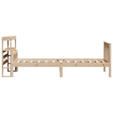 Bed Frame without Mattress 90x190 cm Single Solid Wood Pine 3305890